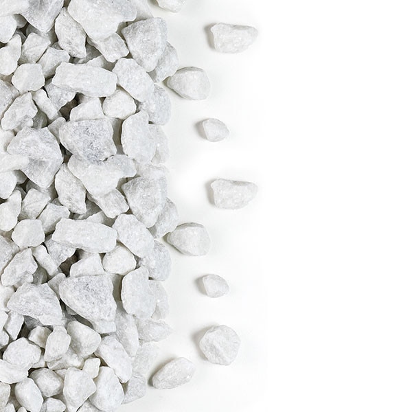 0.5" White Marble (18kg bag)